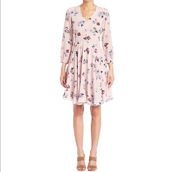 Rebecca Taylor Dresses & Skirts - Rebecca Taylor Bellflower floral print silk knee length dress size 2